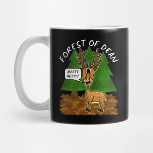 Forest Of Dean Deer Funny Gloucestershire Mug